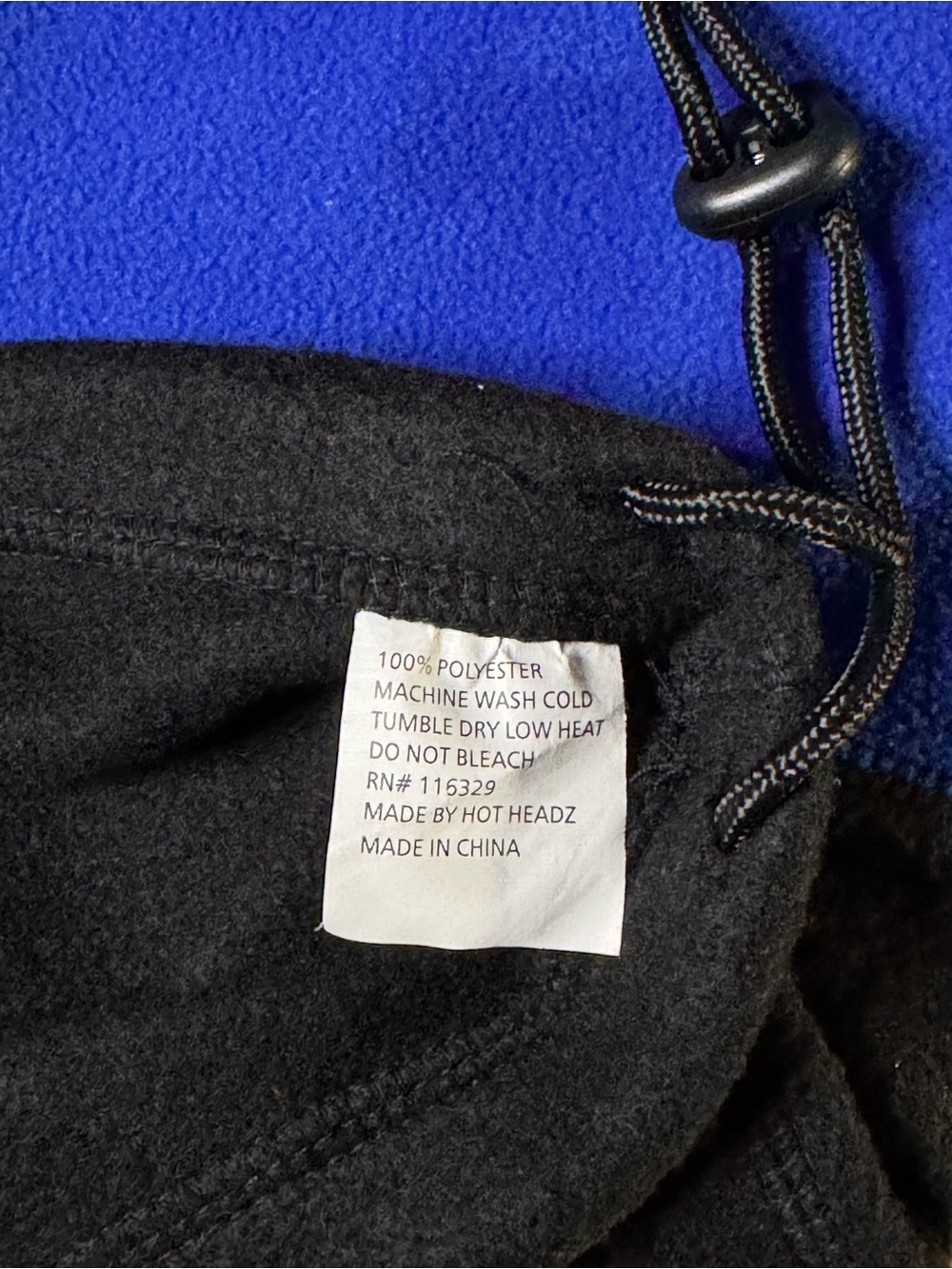 Hot Headz Blue And Black Balaclava - Picture 7 of 12